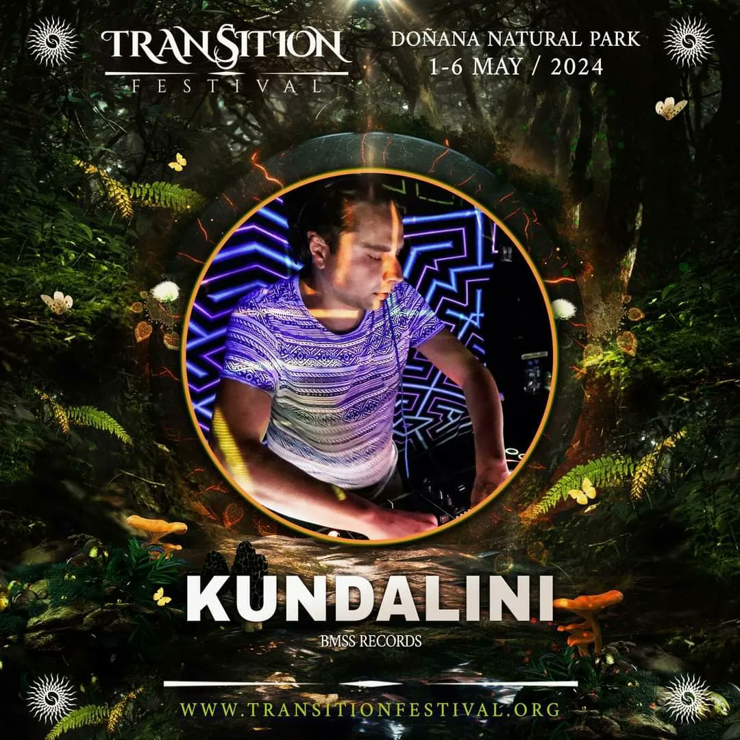 Transition Festival Date: 1-6 May 2024 Location: Doñana National Park, Spain 🇪🇸 BMSS Records artist package #2: 🇧🇬 Kundalini 🇬🇷 Mind Lab 🇫🇮 Muatoy 🇬🇧 Sabretooth / Ben Fraser See you soon 🙏! #psytrance #psytrancefestival #transition #spain #trance #Europe