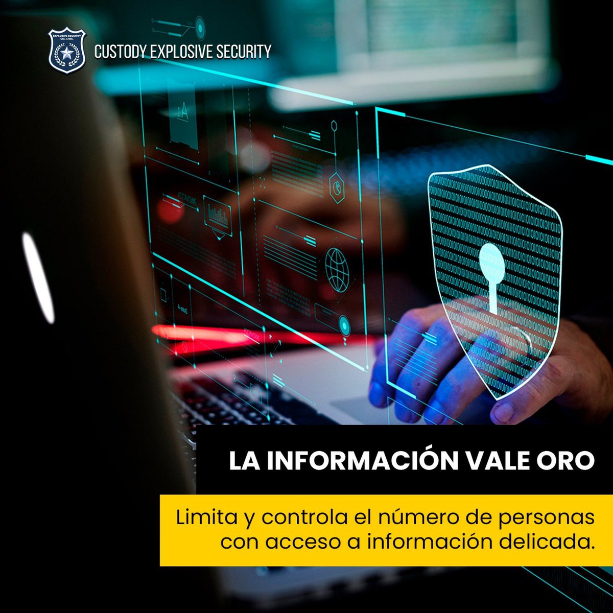 custodysecurity's tweet image. Toda medida de seguridad es válida y necesaria. ¡Cuida tu información, no la hagas pública y guarda bien tus claves!

#BarcelonaS
#Daule
#Guayaquil
#custodyexplosivesecurity #SeguridadPrivada #información #seguridad