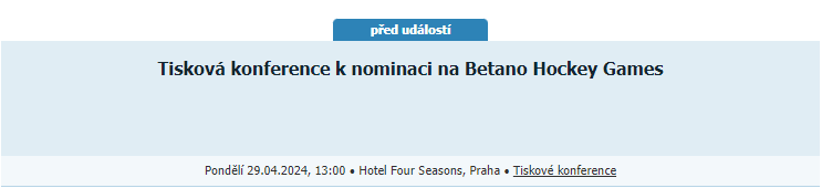 🏒 Reprezentace | Již dnes se dozvíme, kdo se dostane do nominace na České hokejové hry. 🔥 Tiskovku můžete sledovat u nás, začíná se ve 13:00. 🤩

👉 onlajny.com/match/index/da…