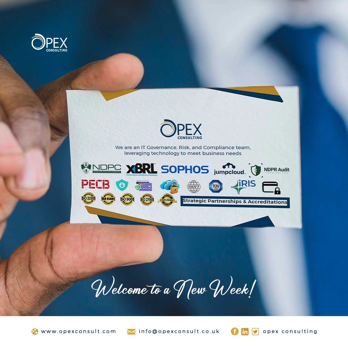 Welcome to a New Week!

#NewWeek #Monday #ISOStandards #Goals #TechnologySolution #Compliance #Strength #Peace #DigitalAcademy #Thrive #Cybersecurity #Management #Banks #CBN #leadership #Tech #sales #ISO