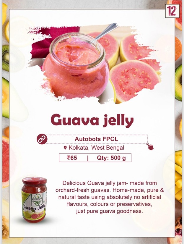 Ohh so Jelly-cious🤤

Guava jelly- prepared with the finest quality guavas. Every spoonful feels like the real taste of guava. Buy & enjoy.

Order now👇🛒

mystore.in/en/product/a87…

Spread the Joy 😇

 #VocalForLocal #healthyeating #healthyhabits #healthychoices #tastyrecipes
