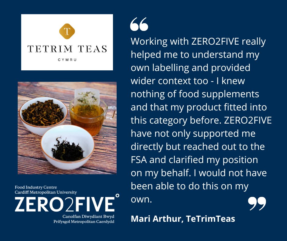 We supported TeTrim Teas to ensure their product labels comply with food information regulations and mentored them so they can produce labels that comply with the law in the future. Find out more about the #ProjectHelix funded support we offer bit.ly/4aUDNvo