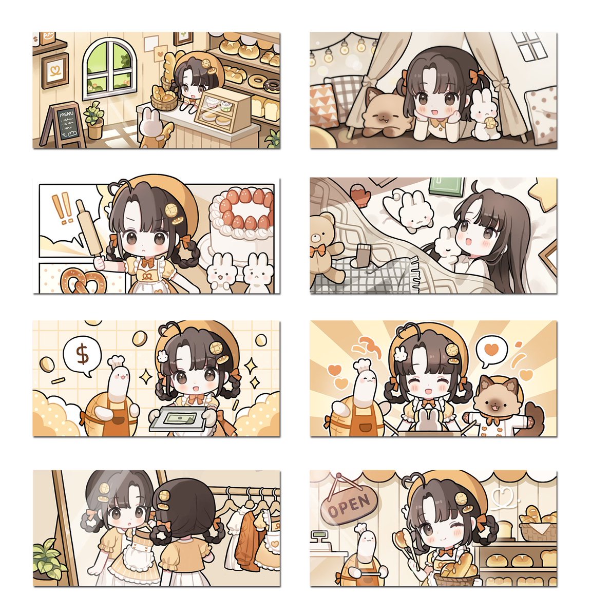 nnyacm's tweet image. 트위치 패널 작업했습니다 🧡