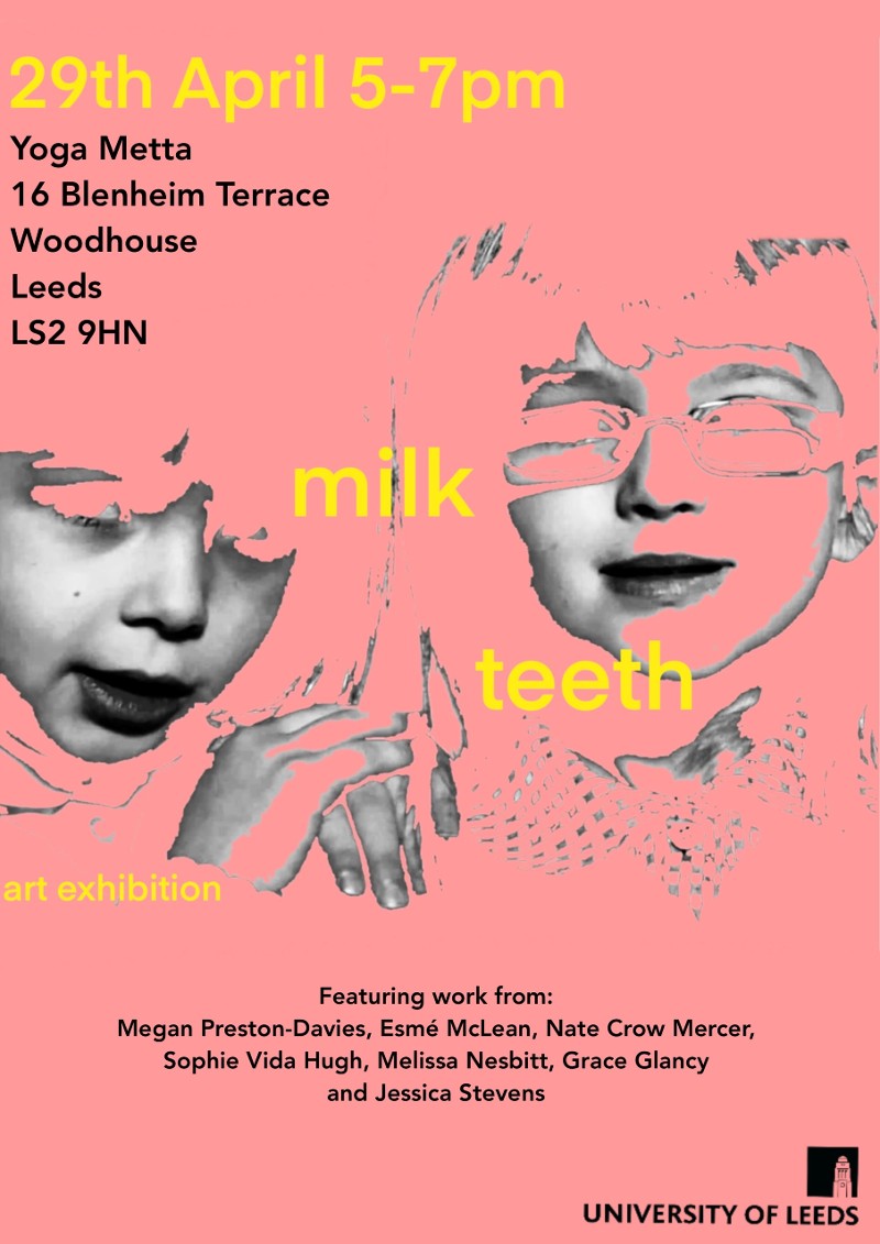 Milk Teeth is a collective of contemporary artists @UniversityLeeds united by their passion for sculpture This #exhibition delves into the ephemeral nature of youth & the journey towards maturity 29 April, 5-7pm @YogaMetta ahc.leeds.ac.uk/fine-art/event… #FestivalOfArt2024 #fahacs