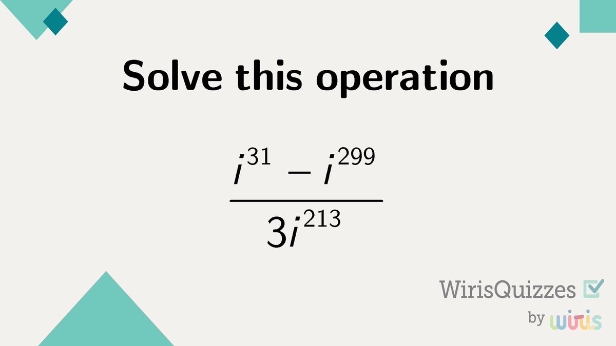 Prepare to put your skills to the test! 🧩🔎

The task is simple, but the answer may be complex. Let’s find the solution and share your answer in the comments below! 👇

#WirisQuizzes #mathquiz #mathproblem #mathexercise #problem #MathType #math #mathematics #geometry #STEM