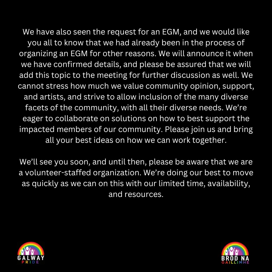 Hi everyone, please see our statement here regarding the confusion surrounding our dates. Thanks for your patience while we worked on investigating what happened, and please look for our EGM announcement to follow.