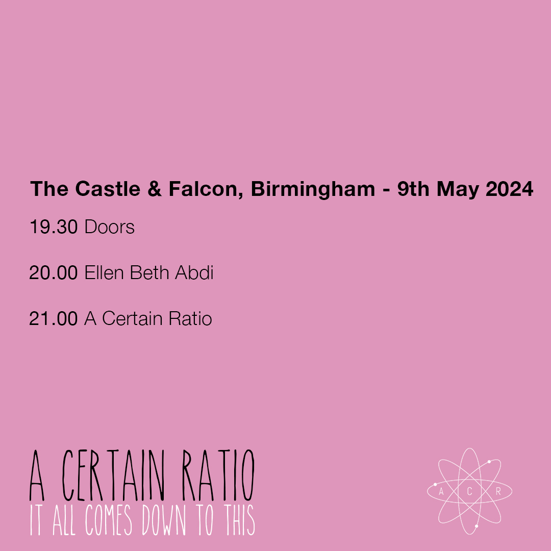 We're back in Birmingham at @CastleandFalcon. See you all tonight!