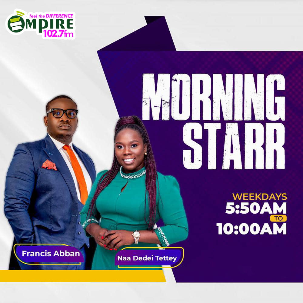 #MORNINGSTAR is BACK
Stay tuned for exclusive interviews,interactive conversations and factual information.

_ STARTING 1st May 2024

#empirefm