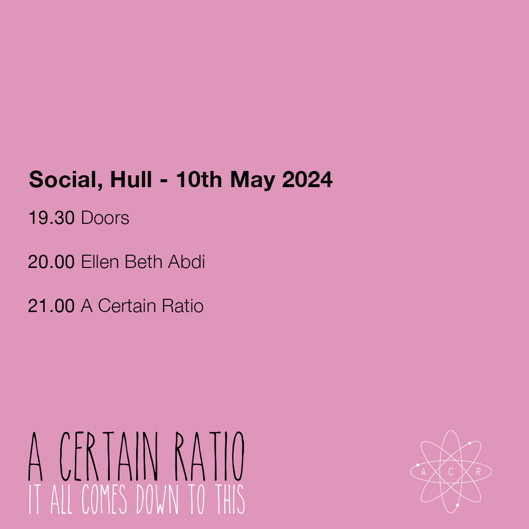 Tonight's show at @socialhumberst is our first in Hull since the mid 80s! See you there...