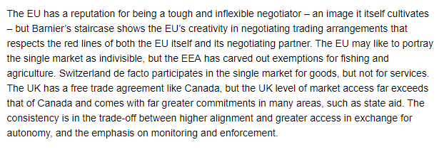 Useful read, one big question ahead is the extent to which the UK is seeking a large change to the current situation or various individual relationship deepening measures, basically the objectives. Sense at the moment is this will continue to be fudged.