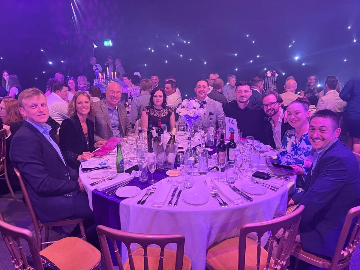 Such an amazing night celebrating our @DigitalJersey Company TechAward win! We are so proud of this achievement and it was recognition of all the hard work our fantastic team does - we can't wait to see what the future has in store for us!🎉