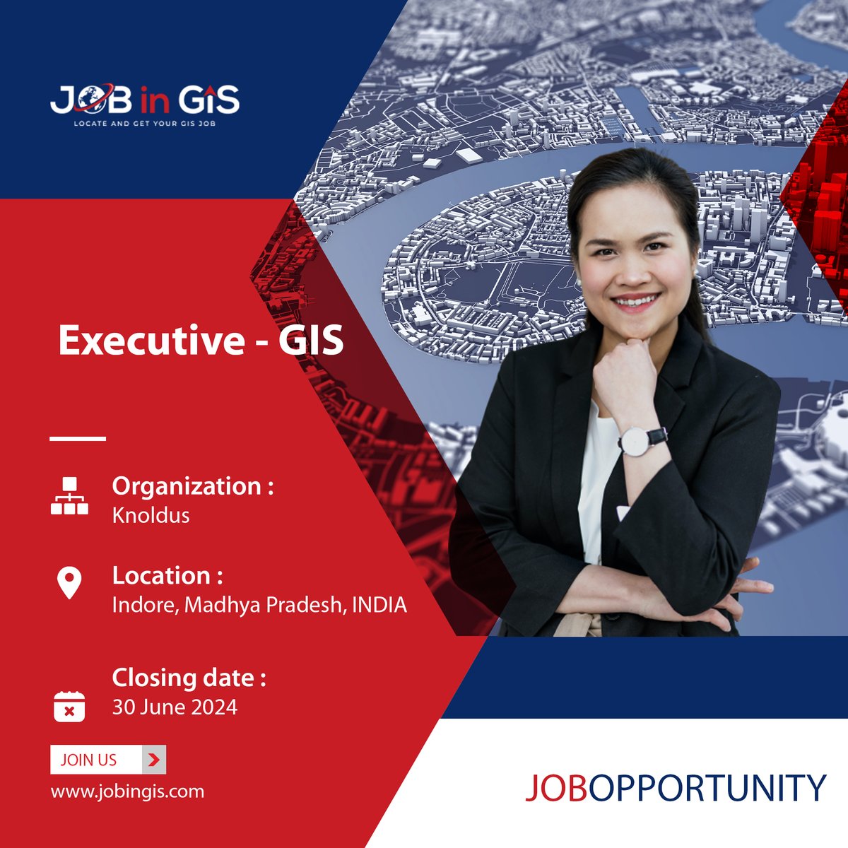 #jobingis : Knoldus is hiring an Executive - GIS
📍 : #Indore , #MadhyaPradesh  #India 

Apply here 👉 : jobingis.com/jobs/executive…

#Jobs #mapping #GIS #geospatial #remotesensing #gisjobs #Geography #cartography