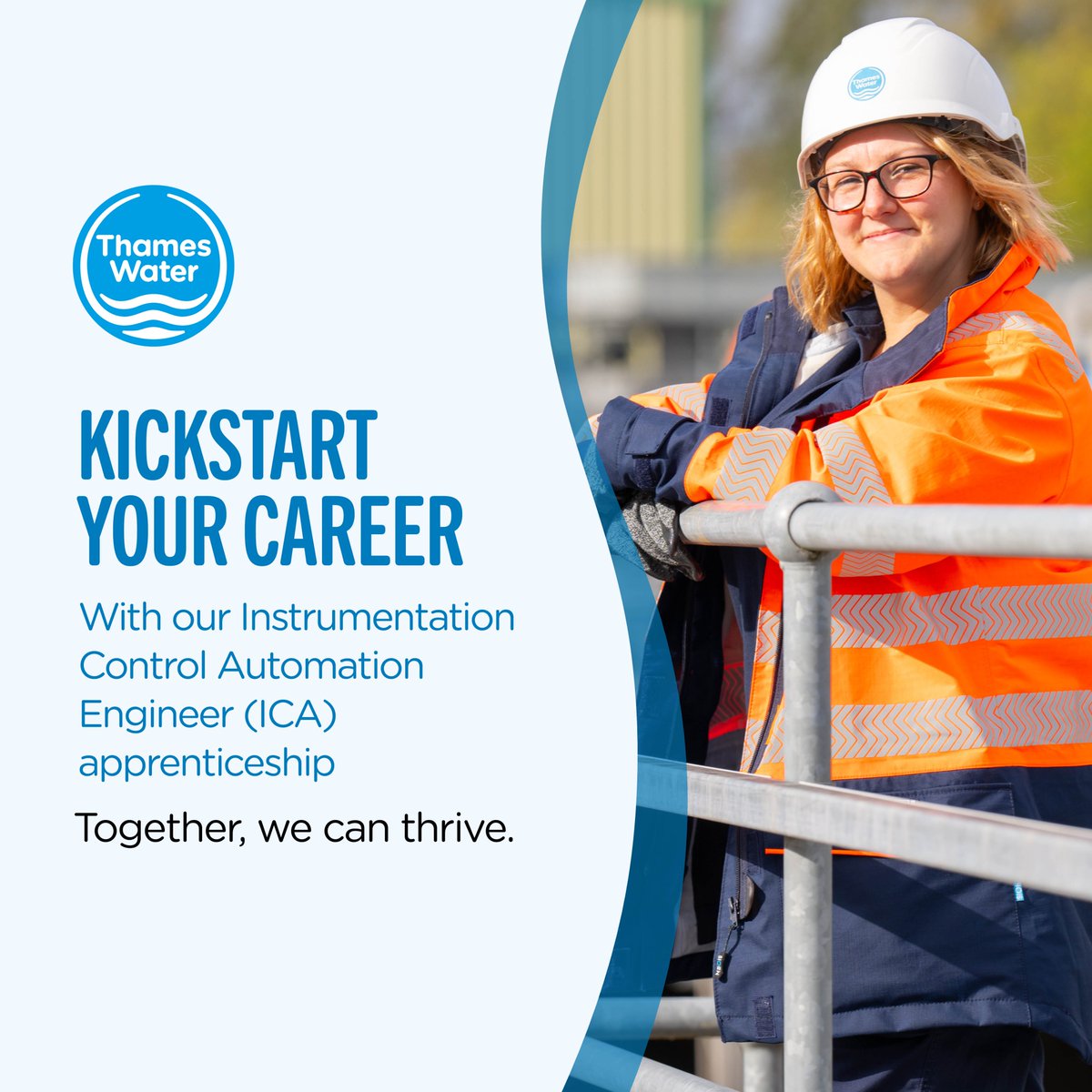Ready for a new challenge? Take on our Level 3 apprenticeship and learn how to maintain essential equipment and complex technical systems on site 👩‍🔧 Apply now at jobs.thameswater.co.uk/Search.aspx?Cl…