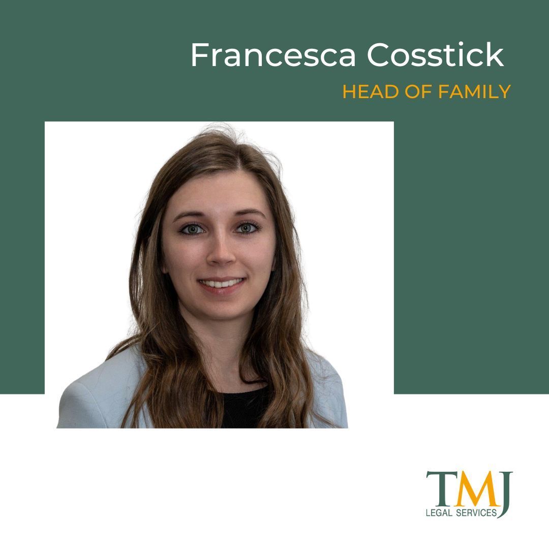 We are pleased to announce that Francesca Cosstick has joined our team as the new Head of the Family department. Francesca is a Resolution-accredited solicitor and specialises in areas including divorce, finances, children matters and domestic abuse. 
#NewAppointment #FamilyLaw