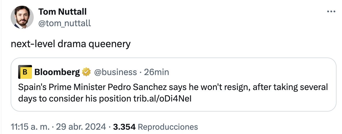 Comienza el cachondeito en la prensa internacional Este señor es editor de The Economist