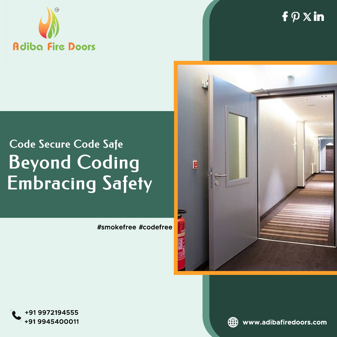 Code Secure, Code Safe, Beyond Coding - Embracing Safety. 

Reach out to us at 99721 94555 / 99454 00011📲
Find more information on our website! Click here: adibafiredoors.com

#adibafiredoors #firedoors #firedoorsafety #FireResistant #firerateddoor #itoffice #firesafety