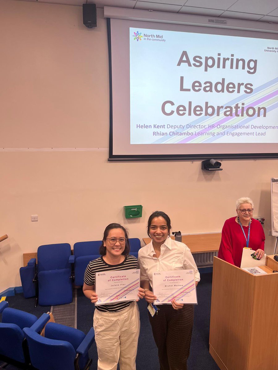 I am so proud of two of our band 6’s #IRN who completed their Aspiring leadership programme @NorthMidNHS and have submitted their QI projects. #PNA support was very helpful to them both!@ClareOl00782662 @datt_colette @AngelaVickery7 @bandmanrico_