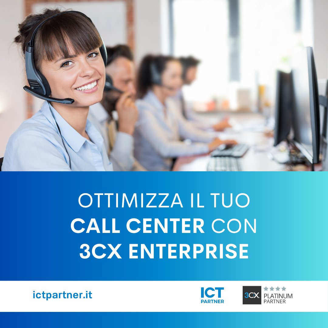 🚀 Routing basato sulle competenze con #3CX Enterprise 🌟
Assegna le chiamate in base alle abilità degli agenti, consentendo al tuo call center di rispondere in modo più mirato alle esigenze dei clienti.
Contattaci, siamo Platinum Partner di @3CX - @3CX_Italy !