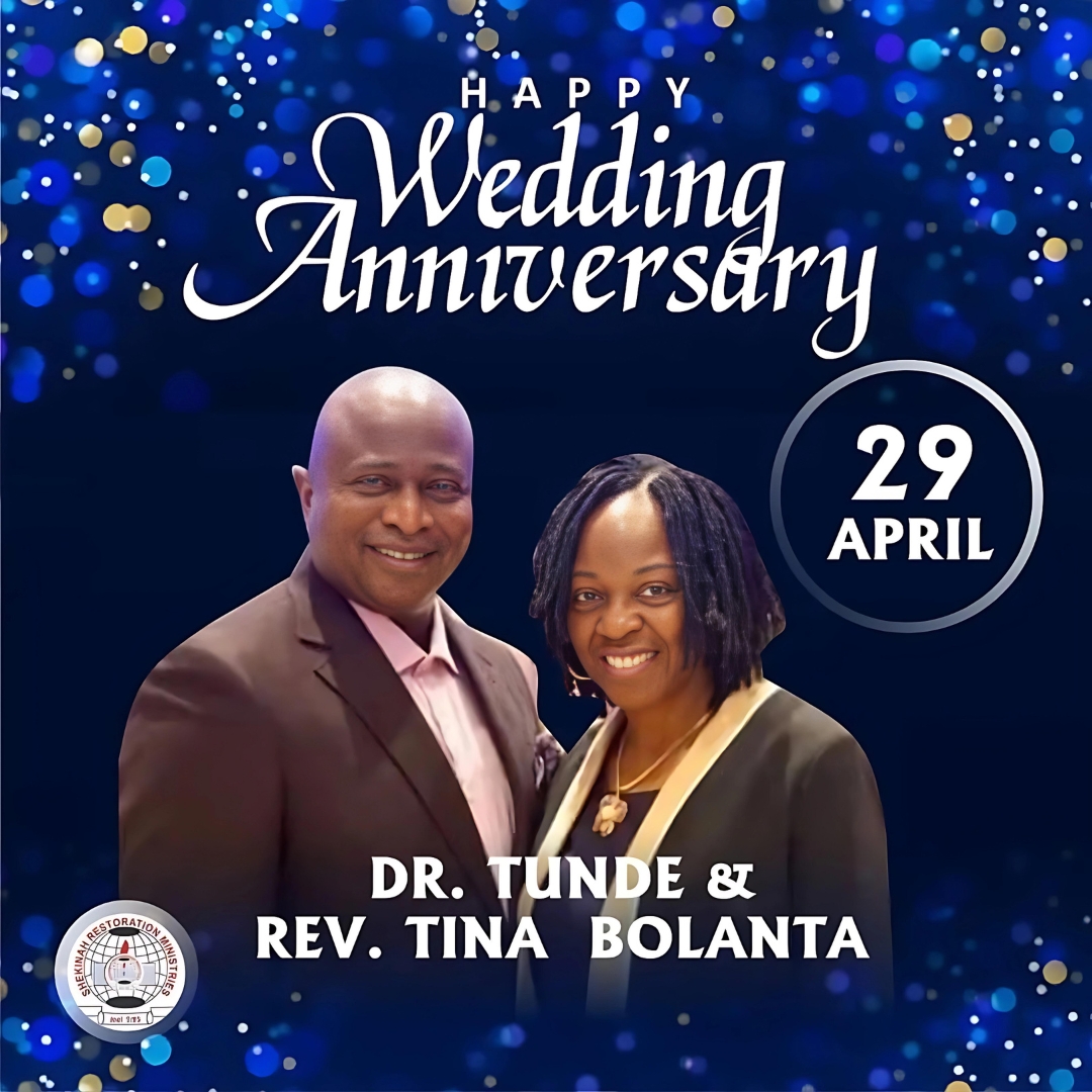 rbcmonline's tweet photo. Today, we celebrate God's gifts to us—our Founder, Apostle Tunde, and Senior Pastor, Reverend Tina Bolanta!
Happy 36th Wedding Anniversary, Sir &amp; Ma. Thank you for representing Christ to us through your marriage.  We love, honor, and cherish you both greatly, Sir &amp; Ma! https://t.co/fyfMlVVj6r