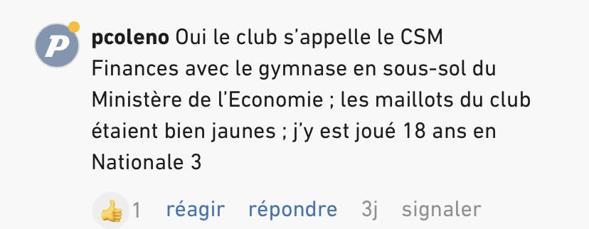 Et non @pierreniney, François Civil n'est pas un mytho, son club au maillot jaune existe vraiment ... ;)