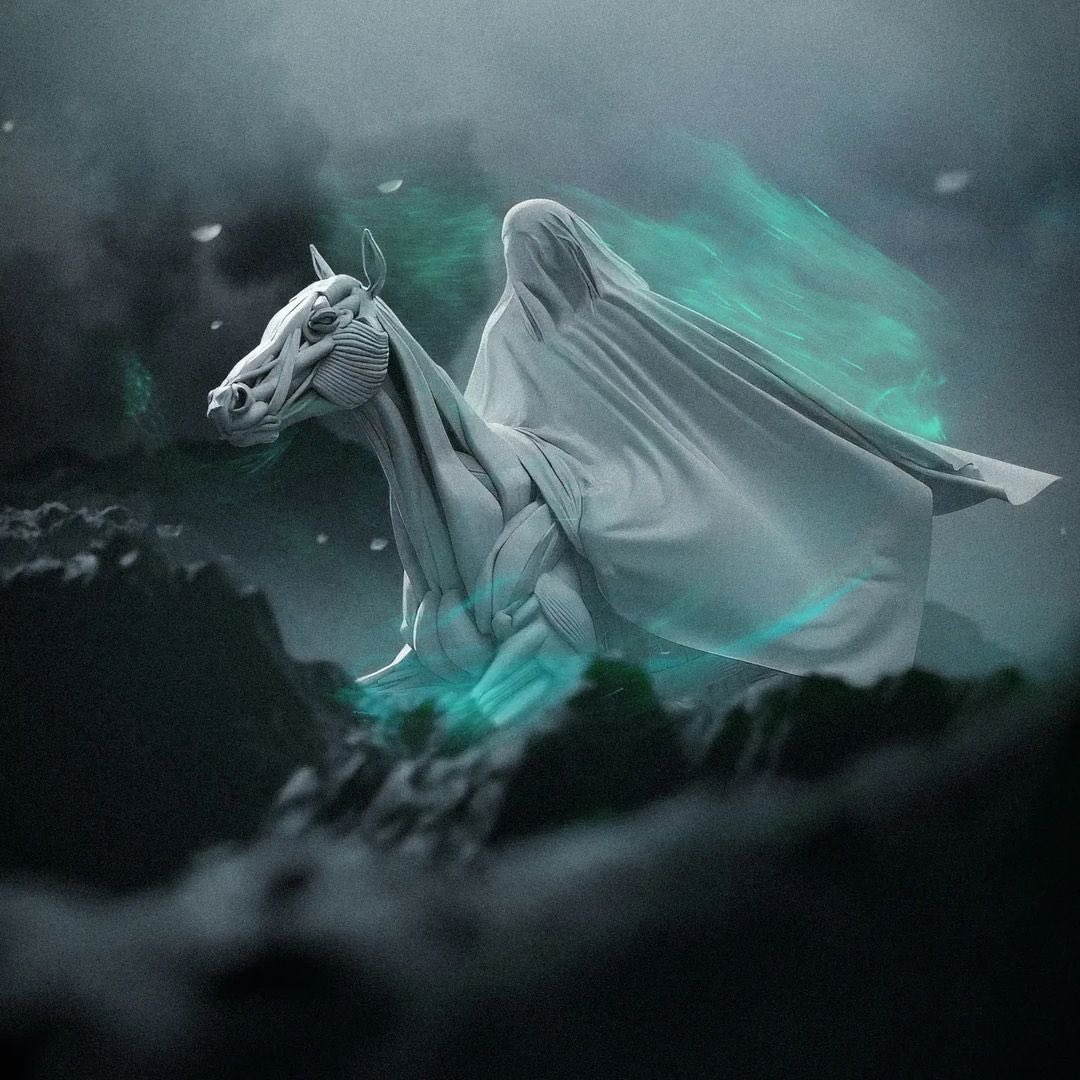 its_muart's tweet image. PASSENGER.
MMXXIV
This abstract journey is not just a mere existence, but also a symbol of transformation deep within the soul. The traveler moves in harmony with the mysterious melody of the universe and learns the dance of infinity.
#b3dart #occultart #surrealart #muart