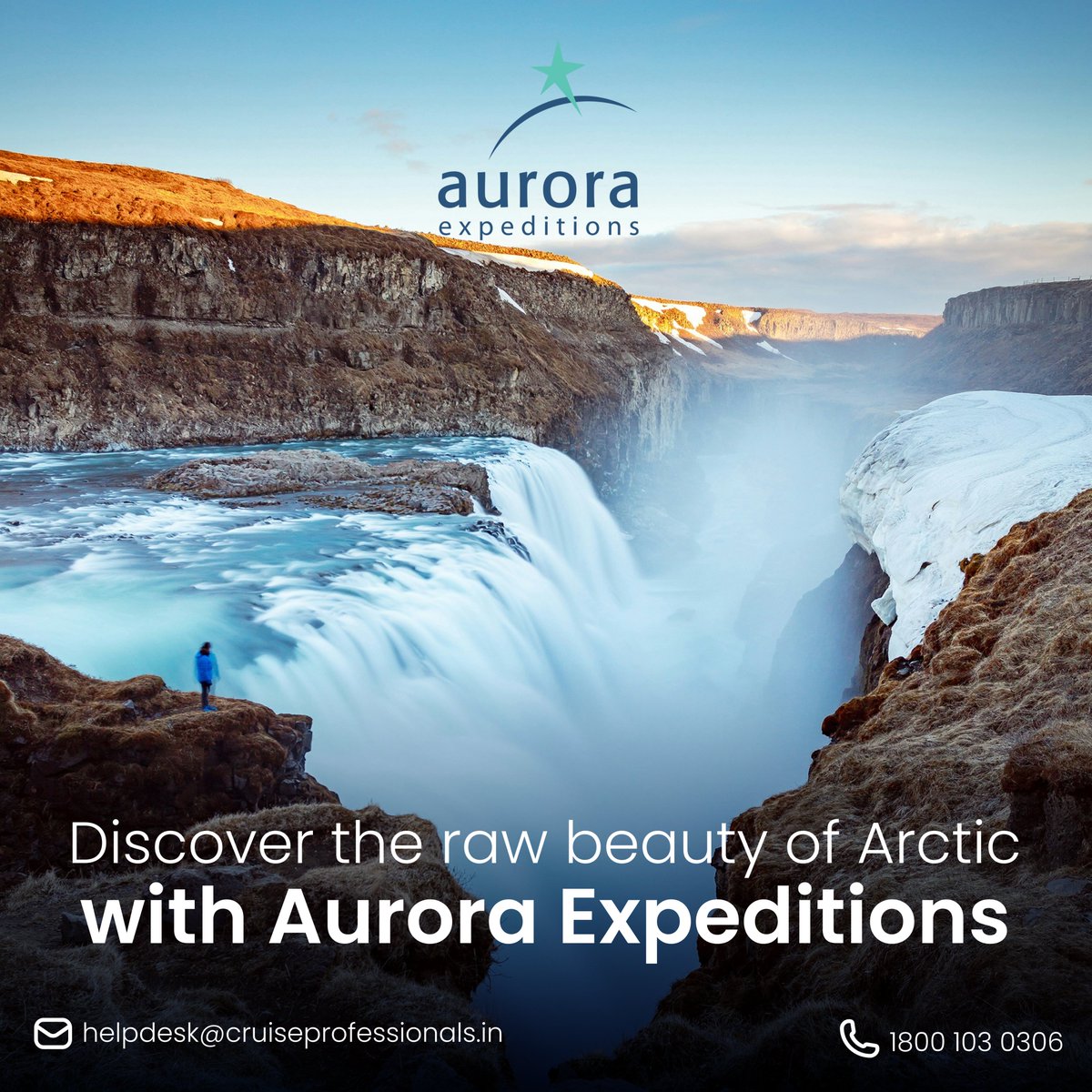 Immerse yourself in this mesmerising world steeped in rich history, fascinating traditional culture and wildlife that entrances and delights. Discover the raw beauty of the Arctic with Aurora Expeditions.

#auroraexpeditions #cruiseprofessionals #cruiseaddict #cruisetravel