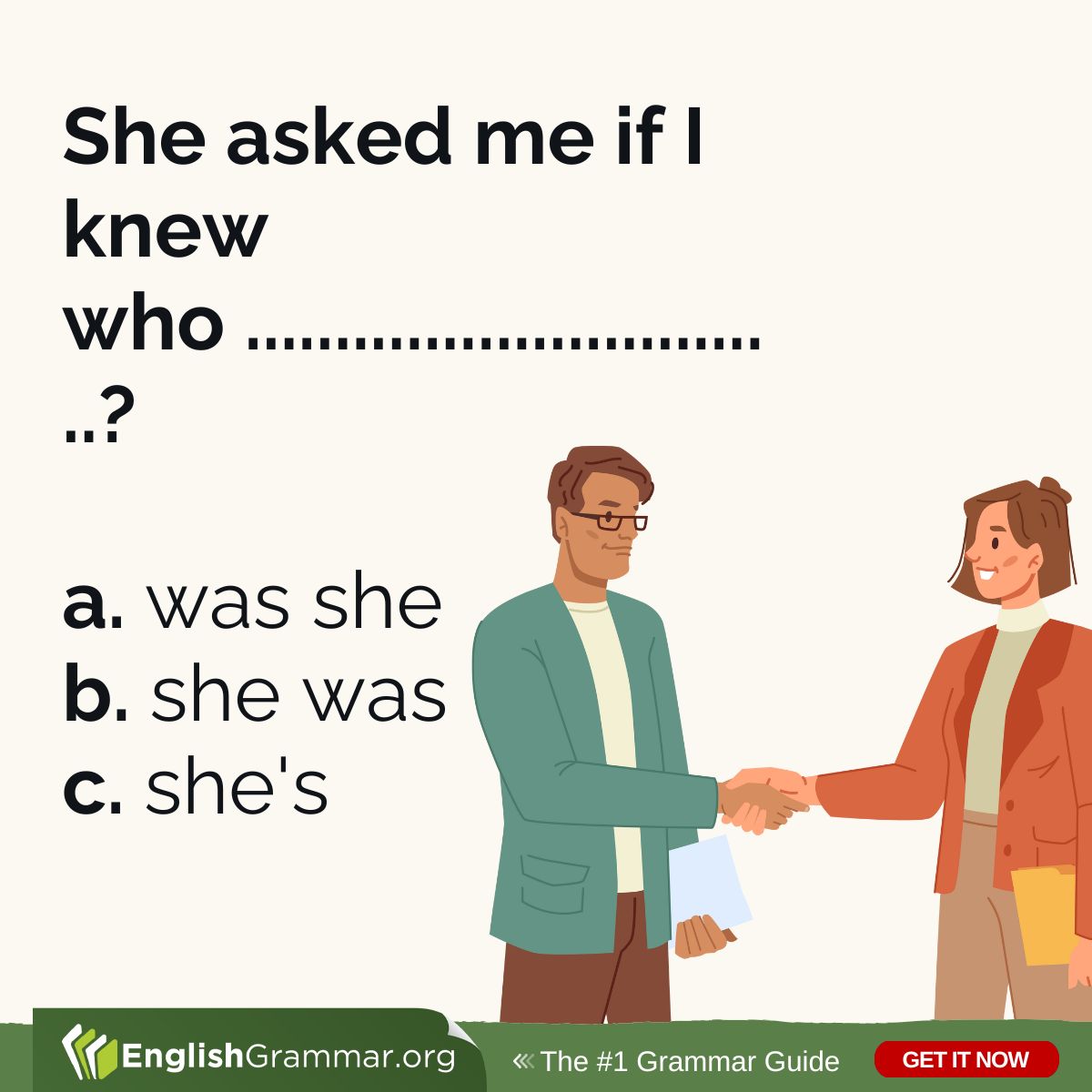 Anyone?

Find the right answer here: englishgrammar.org/embedded-quest…

#amwriting #writing #grammar
