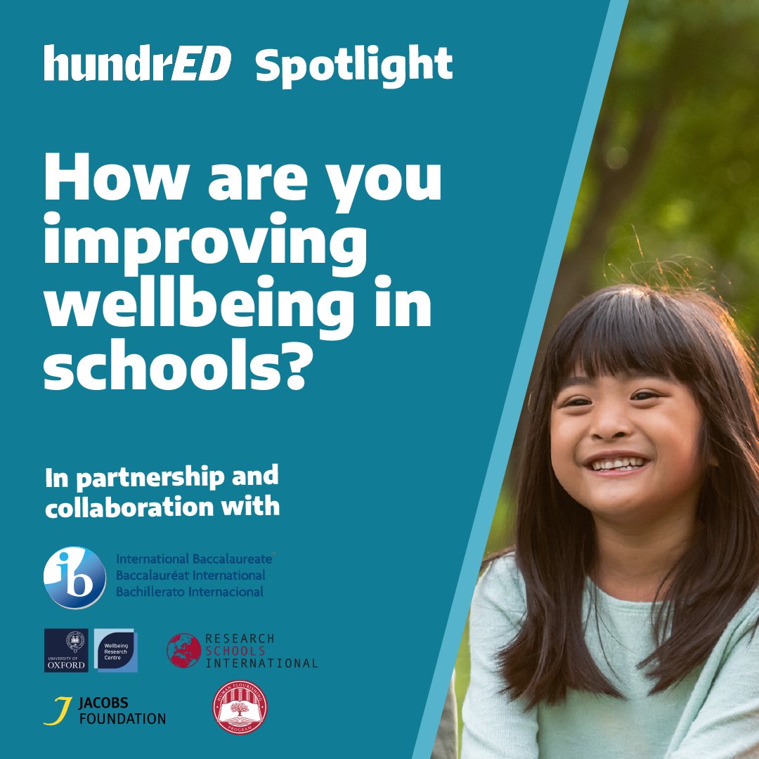 📣 Do you have an educational practice that significantly impacts #studentwellbeing in your school? Submit your practice to our Spotlight! 🗓️ We have extended the deadline to May 8! 🔗 loom.ly/NuUD-Ho