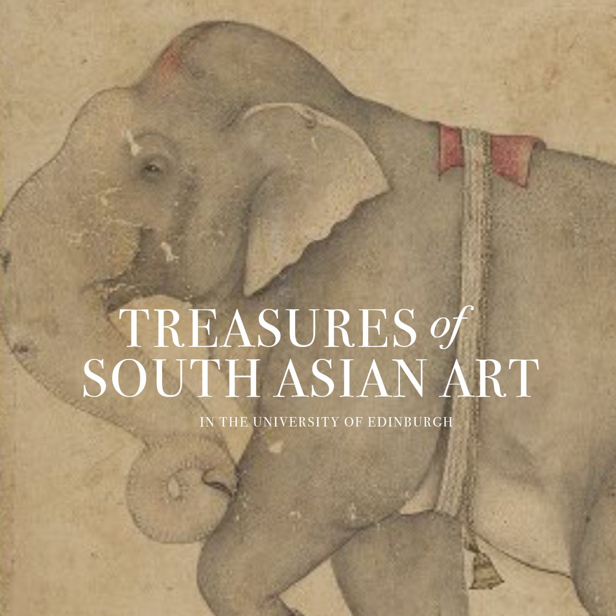 We look forward to sharing the Treasures of South Asian Art in the University of Edinburgh with the audience tomorrow in the Centre for Research Collection, Main Library, from 5 to 6.30pm 🐘 @ClairWals