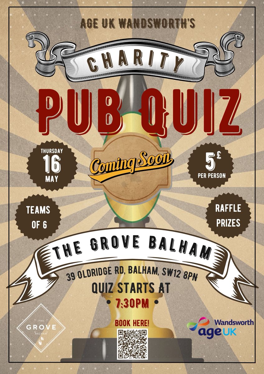 Age UK Wandsworth (@ageukwandsworth) on Twitter photo #bookyourplace at @ageukwandsworth #pubquiz <a href="/TheGroveBalham/">The Grove</a> designmynight.com/london/pubs/ba…
#QuizChampion #charity @wandsworthbid <a href="/balhamnewsie/">Balham Newsie</a> <a href="/TheBedfordPub/">The Bedford, Balham</a> <a href="/Enable_Events/">Enable Events Wandsworth</a> <a href="/wandsworthnews/">Wandsworth Times</a> #bookyourplace at @ageukwandsworth #pubquiz <a href="/TheGroveBalham/">The Grove</a> designmynight.com/london/pubs/ba…
#QuizChampion #charity @wandsworthbid <a href="/balhamnewsie/">Balham Newsie</a> <a href="/TheBedfordPub/">The Bedford, Balham</a> <a href="/Enable_Events/">Enable Events Wandsworth</a> <a href="/wandsworthnews/">Wandsworth Times</a>