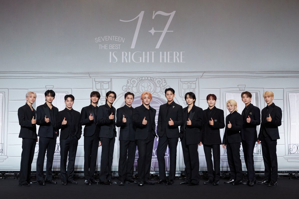 soompi's tweet photo. EXCLUSIVE: #SEVENTEEN Dishes On Their Teamwork And Overcoming Challenges Leading To Best-Of Album "#17_IS_RIGHT_HERE"
https://t.co/NmNEeVUBRD https://t.co/C34aWuVAmC