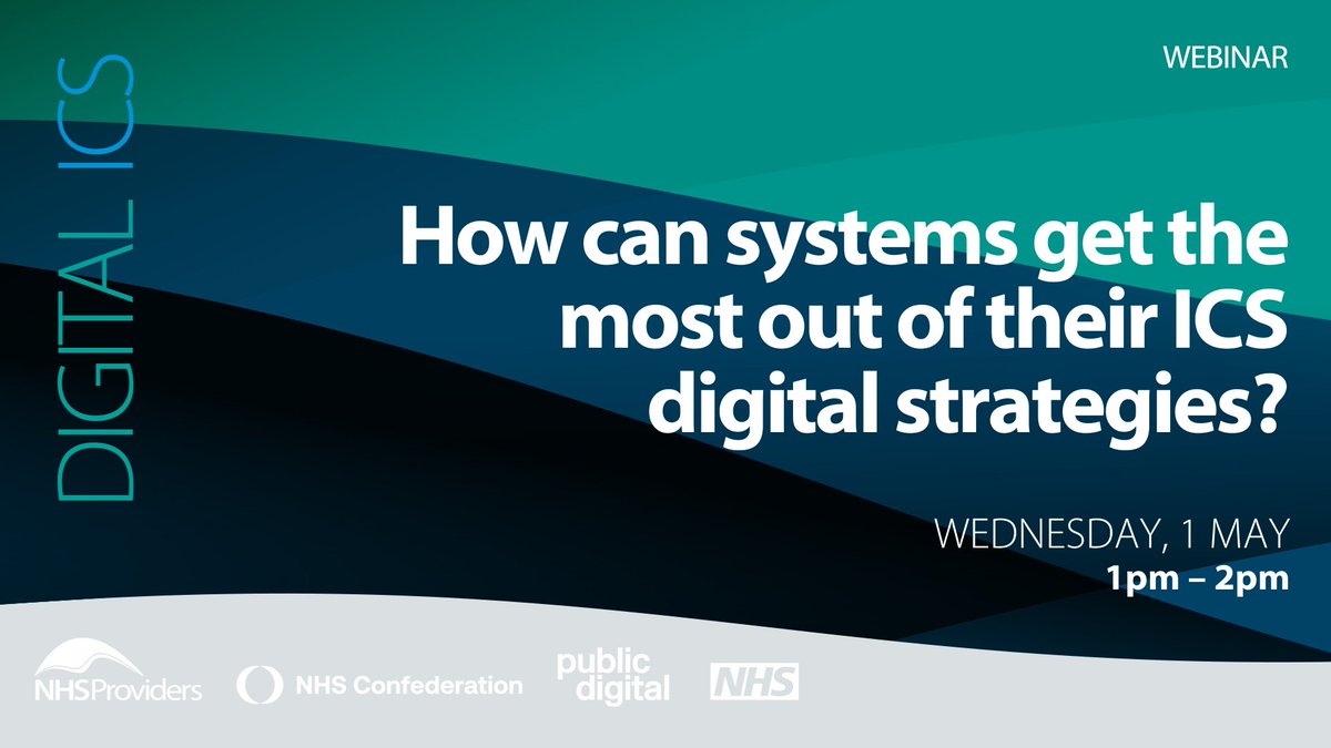 System working and digital strategy 🤝 Join us on 1 May, for a webinar exploring how ICS digital strategies can be used to drive transformation, with: 🔹 @madebycatem 🔹 @reflexionem 🔹 @NicciBriggs15 🔹 @sarahjwalter @NHSConfed Book your place 👉 bit.ly/49pOvtb