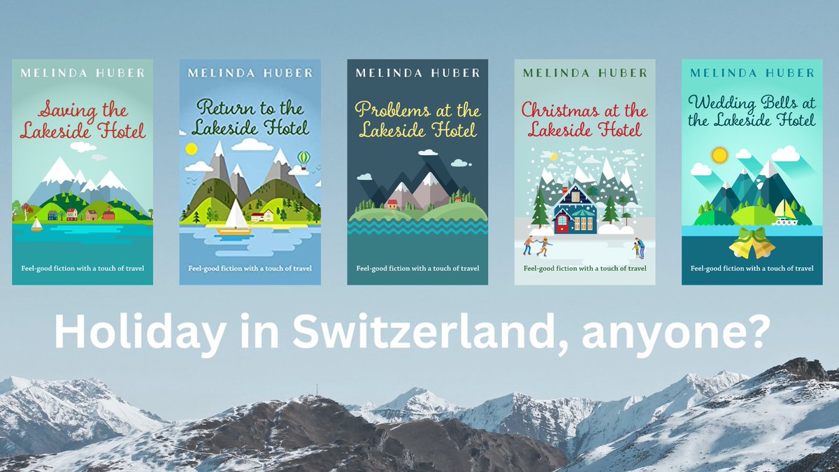 Come to Switzerland!
Sunshine, fresh air, lovely scenery…
What could possibly go wrong???
mybook.to/Lakesideseries #KindleUnlimited
 ⭐️⭐️⭐️⭐️⭐️ ‘Armchair travel at its best!’
 #books #travel #indiepub #holidays #romance