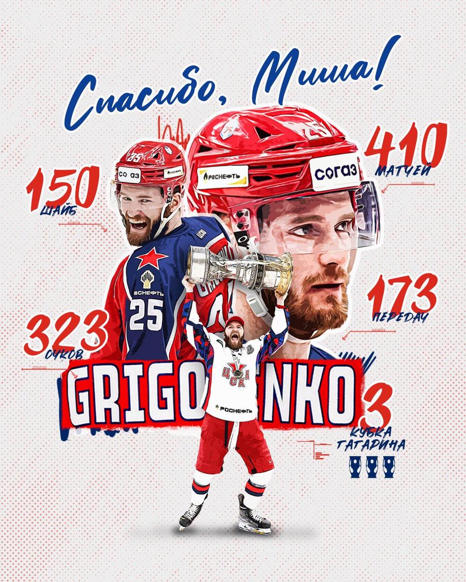 Mikhail Grigorenko leaves CSKA #KHL