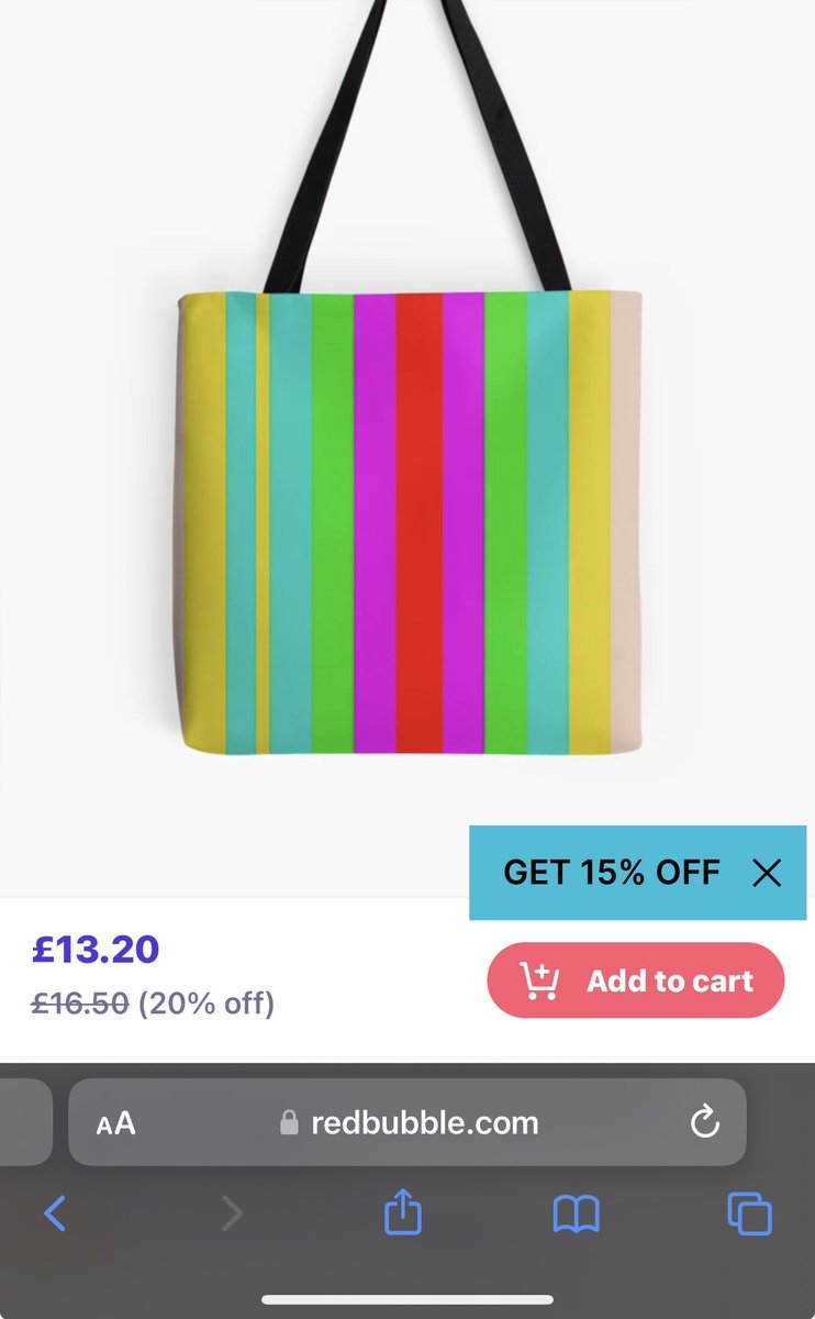 Colourful tote redbubble.com/i/tote-bag/Vib…  #bag  #totebag #Tote #discount #Retro