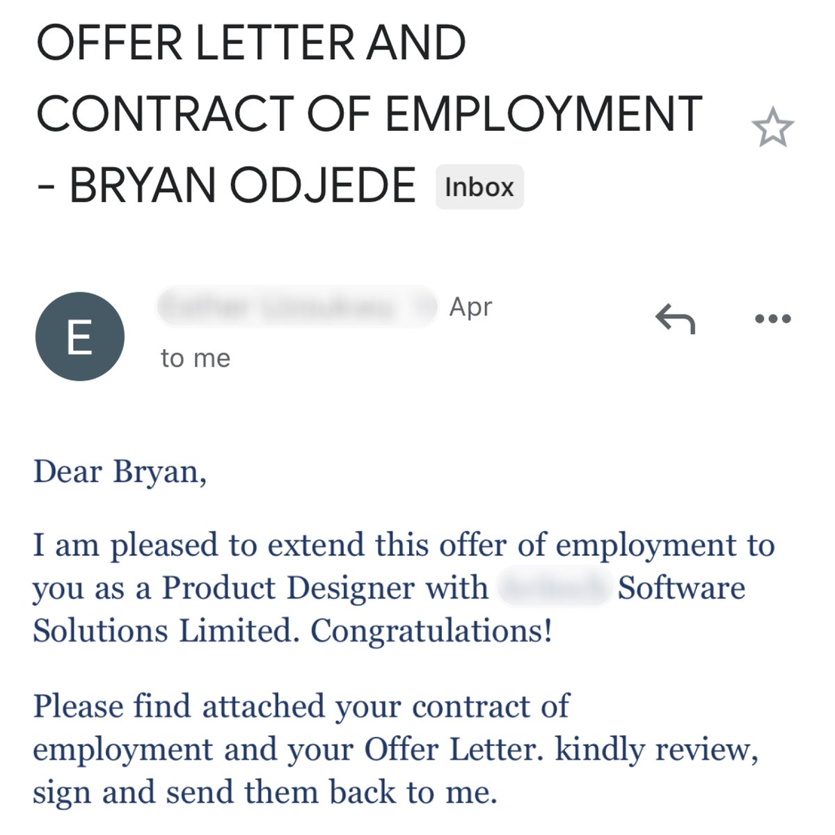 I got a second job offer! 🎉🎉 God is good!!