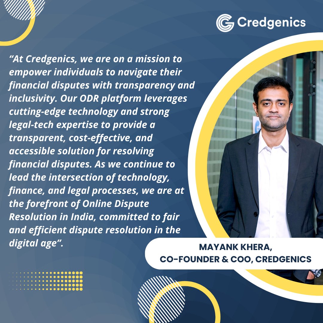 Credgenics is excited to announce its status as India’s largest Online Dispute Resolution (ODR) startup based on size, scale, volumes, and revenue.  Read:businesstoday.in/prnewswire/?rk…… #digitalloancollections #legaltech #litigationsupport #onlinedisputeresolution #disputemanagement
