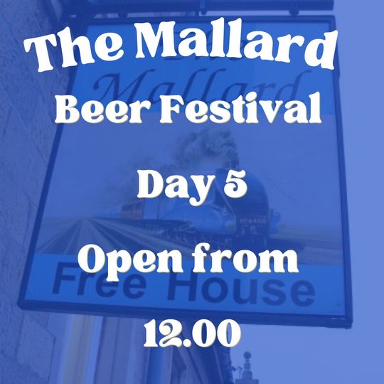 It’s the final day. It’s been a blast. We have 7 #festival #beer plus a couple of reserves now. Join us to mop up :)