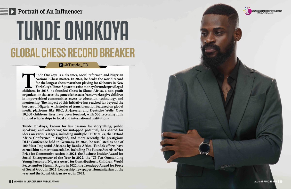 <a href="/gabramosp/">Gabriela Ramos</a> <a href="/reem_swidah/">Reem Swidah</a> <a href="/SophieLNixon/">Prof Sophie Nixon</a> <a href="/TasnimNazeer1/">Tasnim Nazeer</a> <a href="/Matthew_Hodson/">Matthew Hodson</a> <a href="/MyriamFrancoisC/">Dr Myriam François</a> "I say this to the young, the old, and the extraordinarily talented person reading this: each of you holds a unique talent or skill that sets you apart. When you use this talent solely for your ambitions, it brings you success... however, when you choose to share this gift with