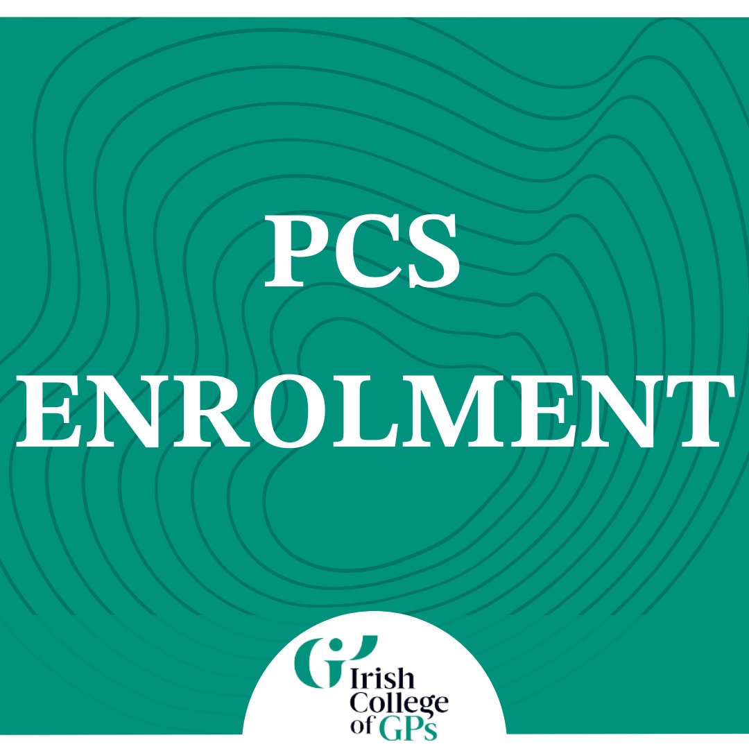 Reminder 2024 2025 PCS year is now open for enrolment. To enrol, please visit icgp.ie/pcs
