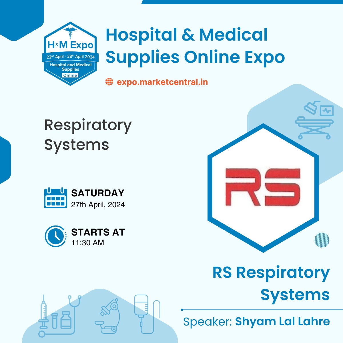 SMB_XL's tweet photo. earn about the latest developments in Respiratory Systems! Join this exclusive session by RS Respiratory Systems
Watch it here:
https://t.co/vHiwMVEX3C
#medicalsupplies #hospitalsupplies #respiratorysystems #surgicaltools #medkit #medicine #business #onlineexhibition #expo https://t.co/sw9CiJV4PA