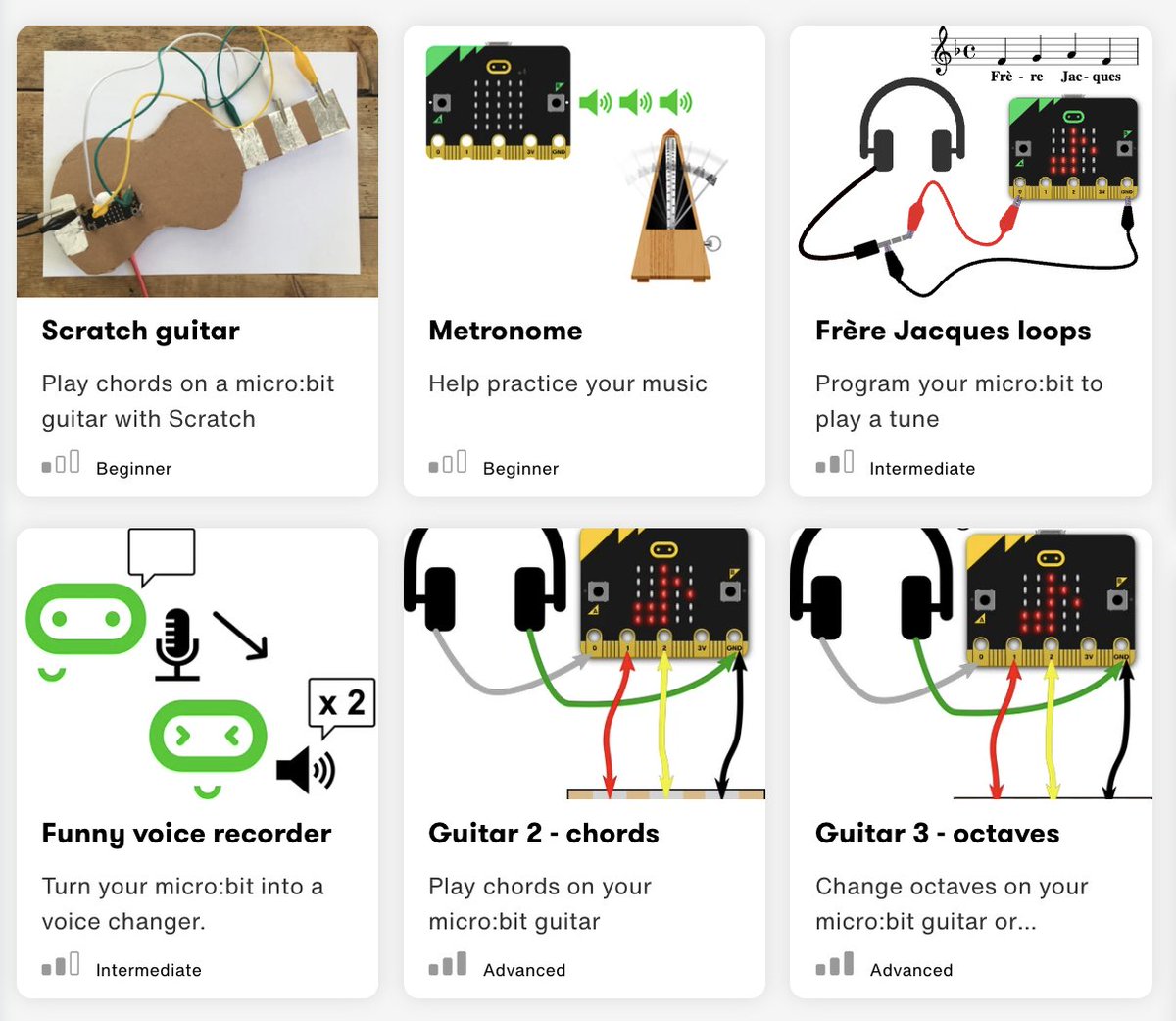 🎶PROJECT IDEA💡 Combine your love of music🎵 and programming 💻with these fun micro:bit projects which not only help computational thinking but sound good too! Take it one step further & code your own favourite tunes🎶! microbit.org/projects/make-… #microbit #coding #STEAM