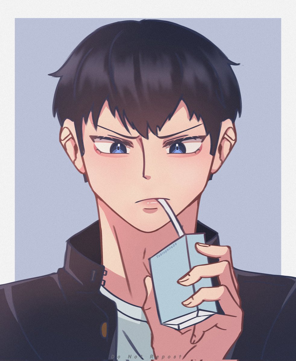 Tobio😋💙🥛 
 #ハイキュー #artidn