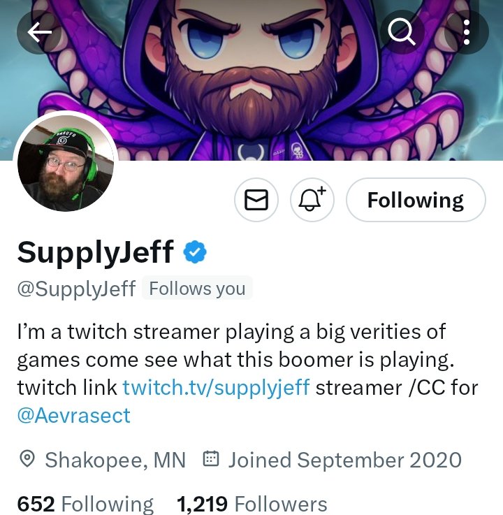 Drop Comment with your brand name if you also want to participate in the Small streamers & Brand Promotion... 🎮 A true gaming fanatic who embraces the 'boomer' label Follow @SupplyJeff for epic gaming content! 🎮 Watch supplyjeff with me on Twitch!!! twitch.tv/supplyjeff