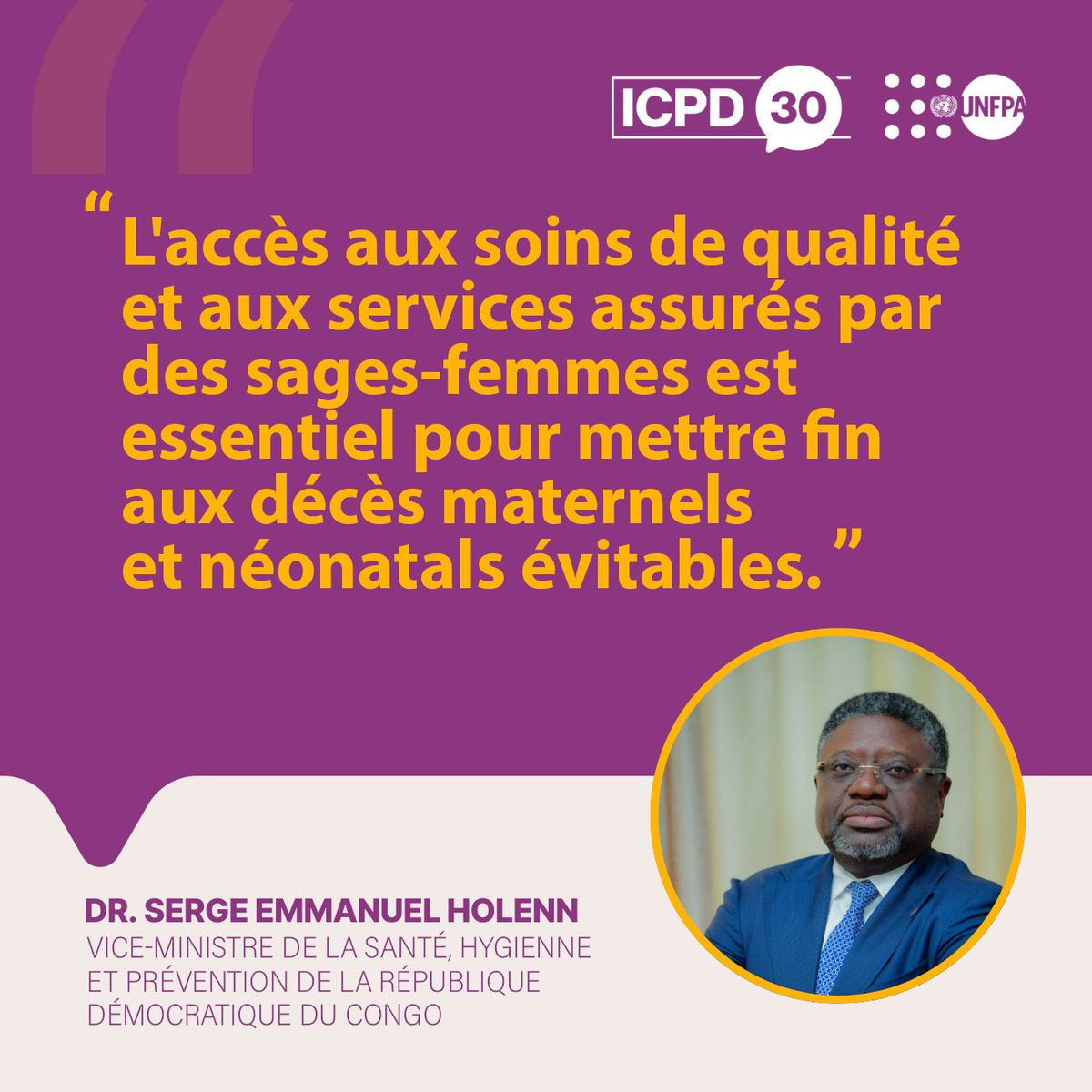 Side Event: 57eme session de la commission des Nations Unies sur la population & Développement. Le Vice-Ministre de la santé, Hygiène & Prévention de la #RDC, intervient ce jour à New-York, au panel de haut niveau sur 'Mettre fin aux décès maternels évitables'. #MaternalHealth