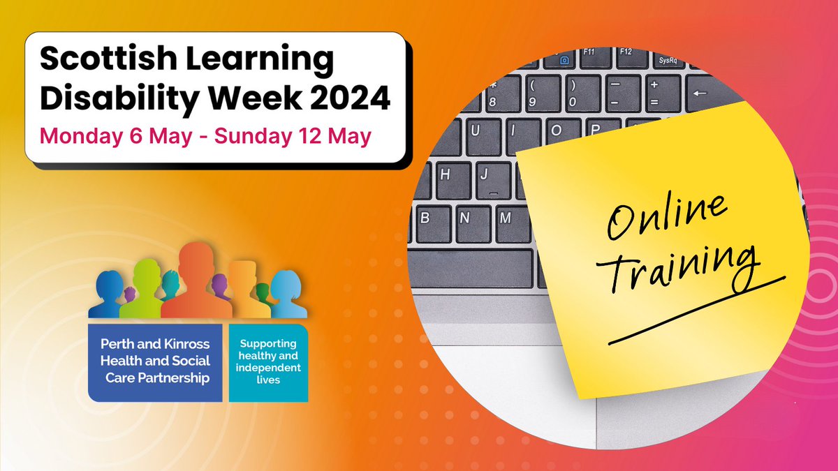 One week until Scottish Learning Disability Week 2024! Join one of our online training sessions: 9 May - Improve your digital skills for anyone who supports people with disabilities, whether as part of your job or volunteer or family and friends. 1/2