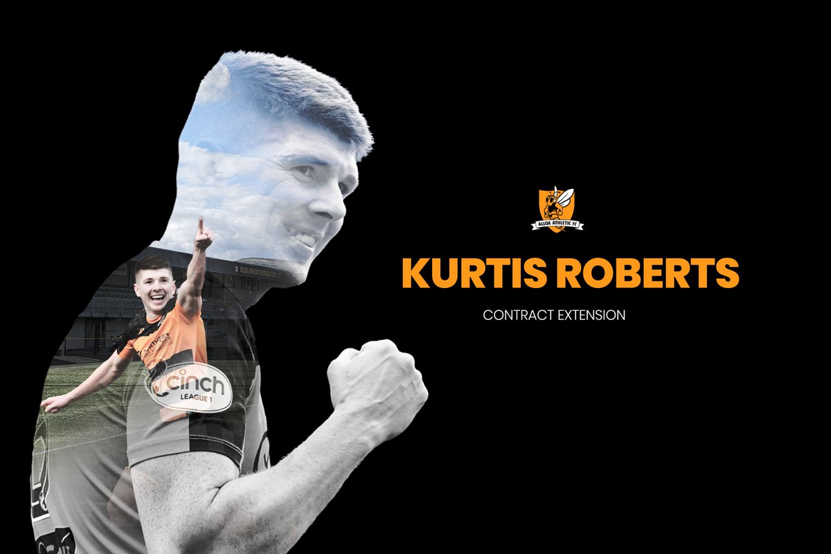 🐝Alloa Athletic's Board of Directors Player of the Year Fans POTY too?😅 Kurtis Roberts extended🤝