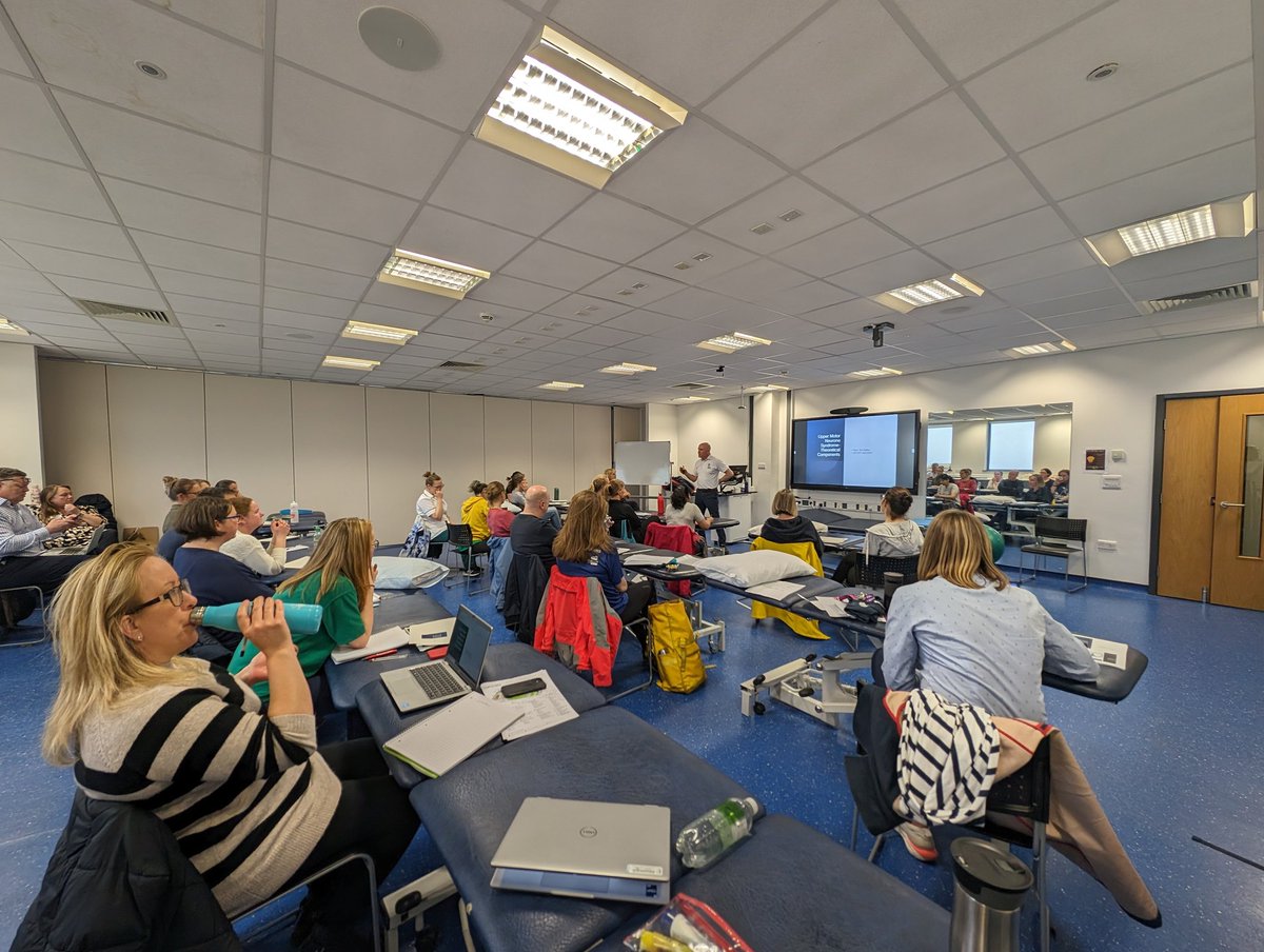 Huge thanks to Tim and Lynne for delivering a fantastic thought provoking workshop on #spasticity management last week. A brilliant opportunity to delve into identification & mnmgt of this complex issue 🧠 Thanks also to @BoltonUni for hosting the event 👏 #neurorehab #stroke