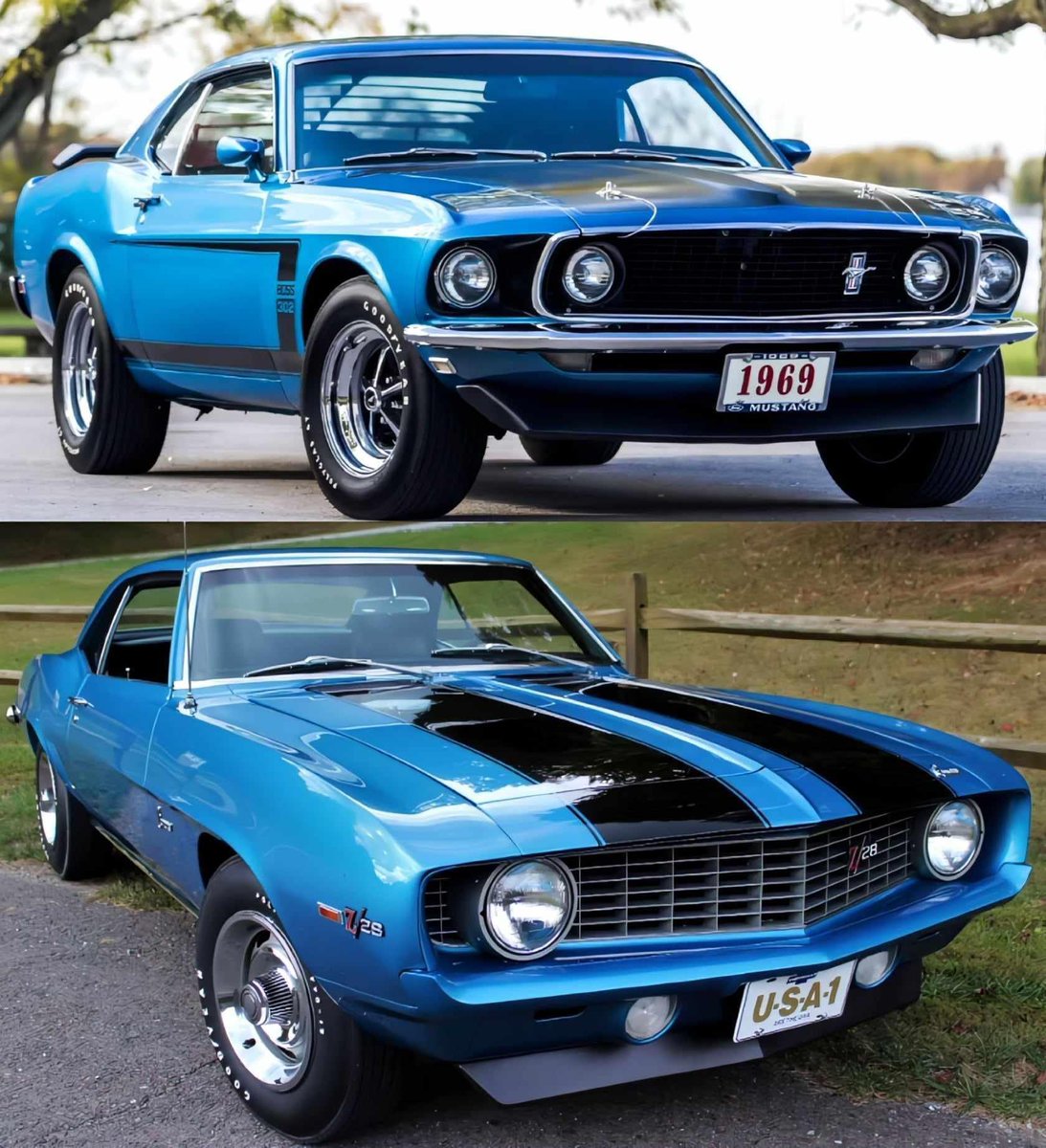 Two very cool pony cars for 1969…