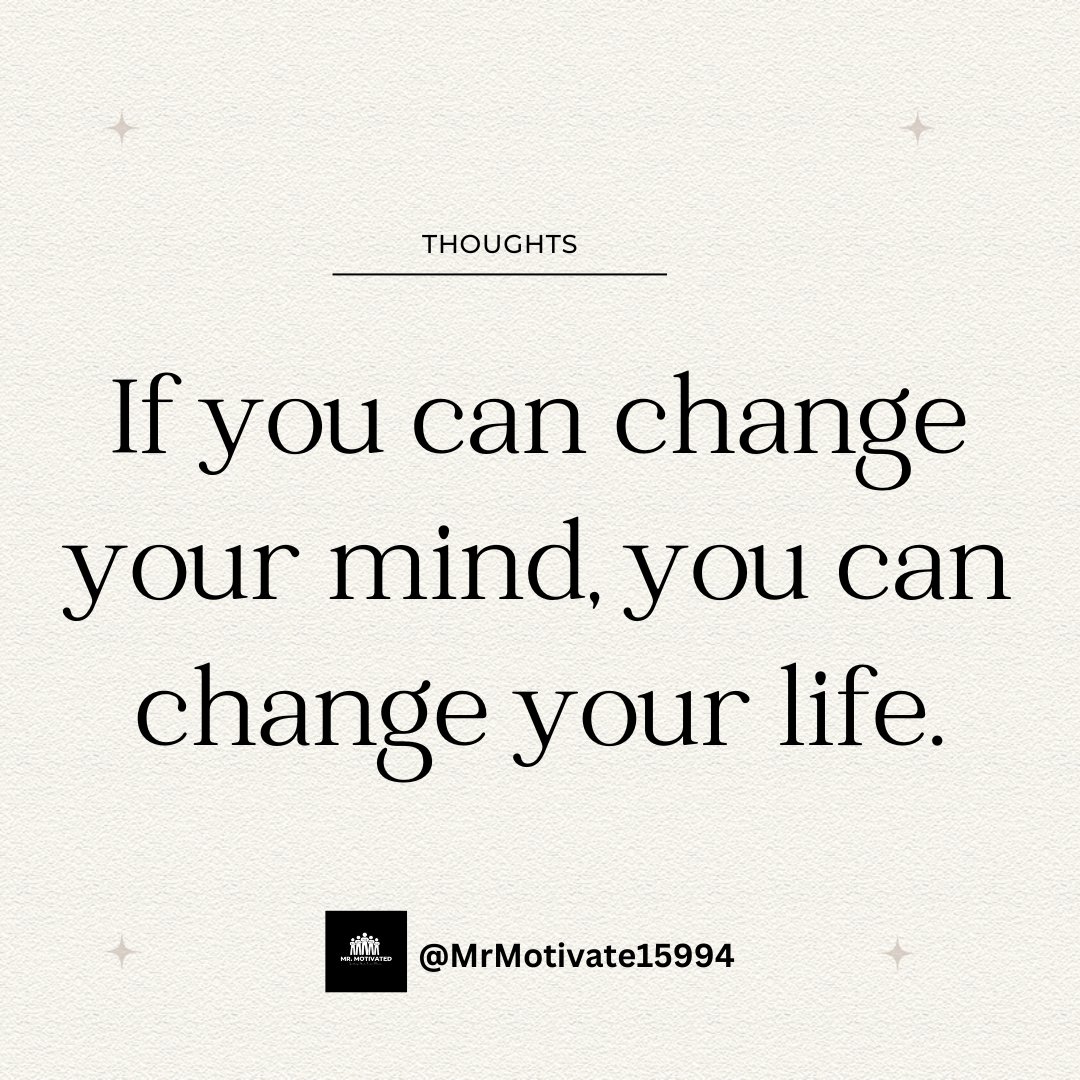 If you can change your mind, you can change your life.

#MotivationalQuotes #MotivationalThoughts #motivational #motivationalquote #MotivationalQuotes #MotivationalQuotes